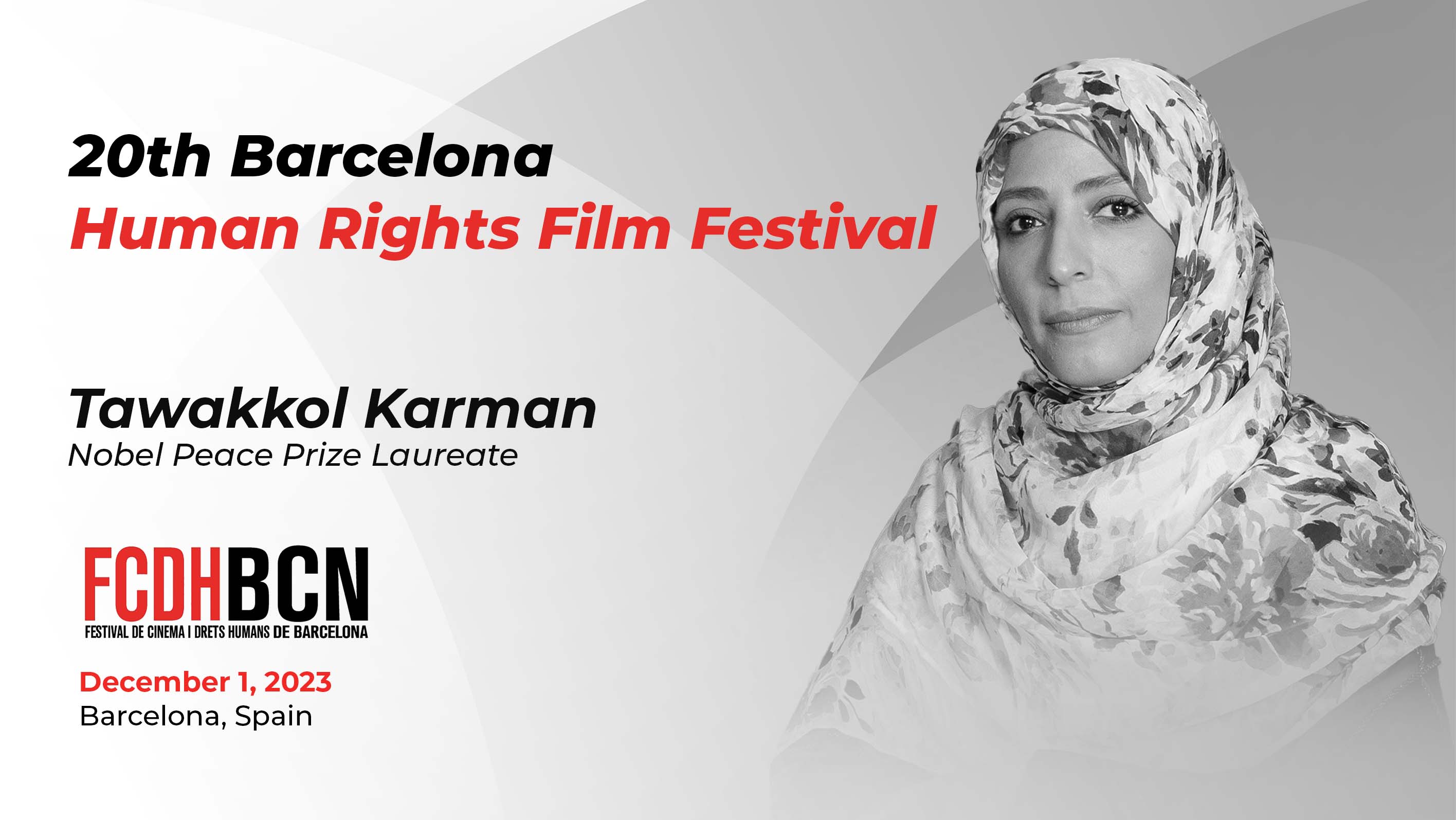 Championing human rights through film: Tawakkol Karman drives change at 20th Barcelona Film Festival